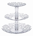 Фруктовница "Мелодия" 3-х ярусная (прозрачный) Фруктовница "Мелодия" 3-х ярусная (прозрачный)