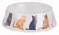 Миска "Cats" 0,3л (серый) Миска "Cats" 0,3л (серый)