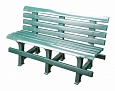 Скамейка 120х40х70мм (со спинк.)(темно-зеленый) Скамейка 120х40х70мм (со спинк.)(темно-зеленый)
