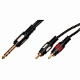  6.35   - 2 x RCA  OD4.0x8.0 3.0, Gold, Pro Legend