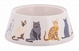 Миска "Cats" 0,7л (бежевый) Миска "Cats" 0,7л (бежевый)